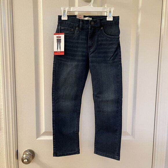 Levi's 511 Slim Fit Jeans Dark Wash Girl's Size 6 REG NWT - Picture 1 of 12